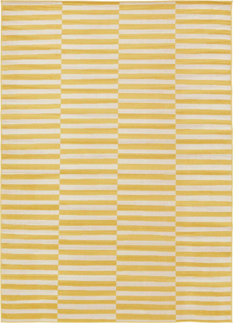 Yellow 7' x 10' Williamsburg Rectangle Area Rug