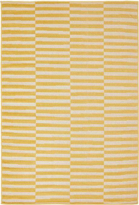 Yellow 4' 1 x 6' 1 Williamsburg Rectangle Area Rug 100% Polypropylene With Cotton Backing Durable Easy Clean Stain Resistant Carpet for Sale at Rug Engine