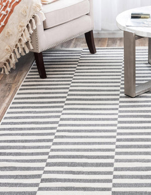 Dark Gray 9' x 12' Williamsburg Rectangle Rug
