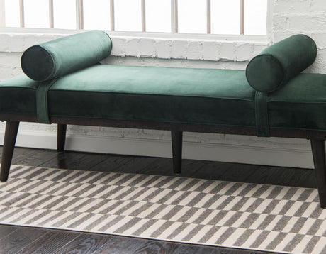 Dark Gray 2' 9 x 9' 10 Williamsburg Runner Area Rug 100% Polypropylene With Cotton Backing Durable Easy Clean Stain Resistant Carpet for Sale at Rug Engine