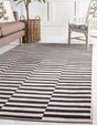 Black 9' x 12' Williamsburg Rectangle Area Rug 100% Polypropylene With Cotton Backing Durable Easy Clean Stain Resistant Carpet for Sale at Rug Engine