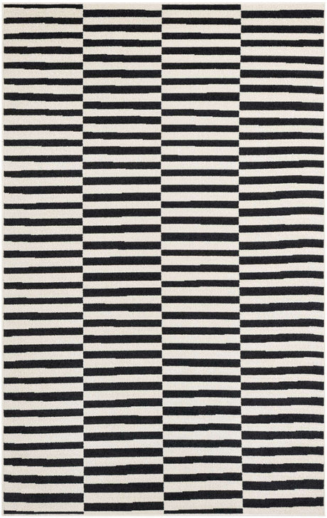 Black 5' 1 x 8' Williamsburg Rectangle Area Rug