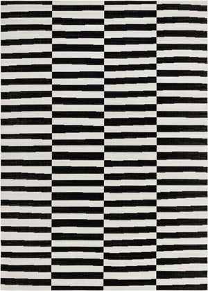 Black 7' 1 x 10' Williamsburg Rectangle Area Rug 100% Polypropylene With Cotton Backing Durable Easy Clean Stain Resistant Carpet for Sale at Rug Engine
