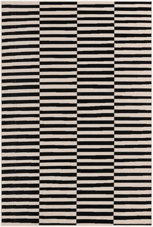 Black 6' x 9' Williamsburg Rectangle Rug