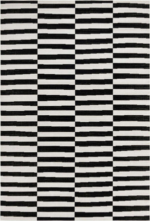 Black 4' x 6' Williamsburg Rectangle Area Rug