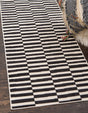 Black 2' 9 x 9' 10 Williamsburg Runner Area Rug 100% Polypropylene With Cotton Backing Durable Easy Clean Stain Resistant Carpet for Sale at Rug Engine