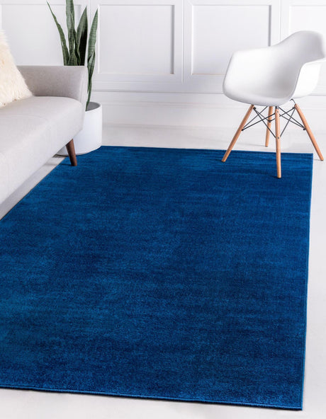 Navy Blue 6' 1 x 9' Williamsburg Rectangle Area Rug 100% Polypropylene With Cotton Backing Durable Easy Clean Stain Resistant Carpet for Sale at Rug Engine