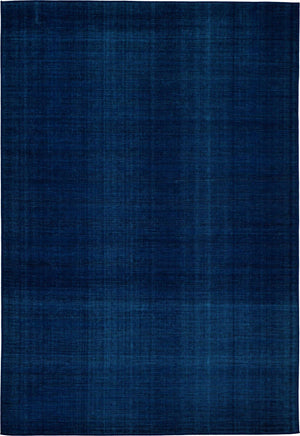 Navy Blue 6' 1 x 9' Williamsburg Rectangle Area Rug 100% Polypropylene With Cotton Backing Durable Easy Clean Stain Resistant Carpet for Sale at Rug Engine