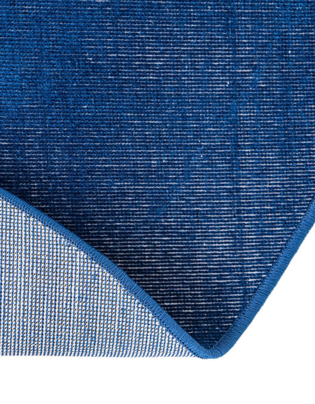 Navy Blue 3' 7 x 3' 7 Williamsburg Round Area Rug 100% Polypropylene With Cotton Backing Durable Easy Clean Stain Resistant Carpet for Sale at Rug Engine