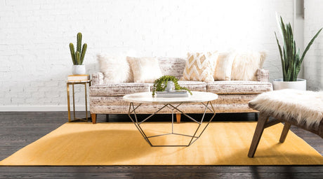 Gold 5' 3 x 8' Williamsburg Rectangle Area Rug 100% Polypropylene With Cotton Backing Durable Easy Clean Stain Resistant Carpet for Sale at Rug Engine