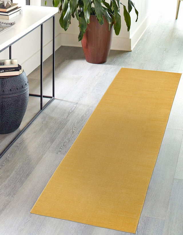 Gold 2' 9 x 9' 10 Williamsburg Runner Area Rug 100% Polypropylene With Cotton Backing Durable Easy Clean Stain Resistant Carpet for Sale at Rug Engine