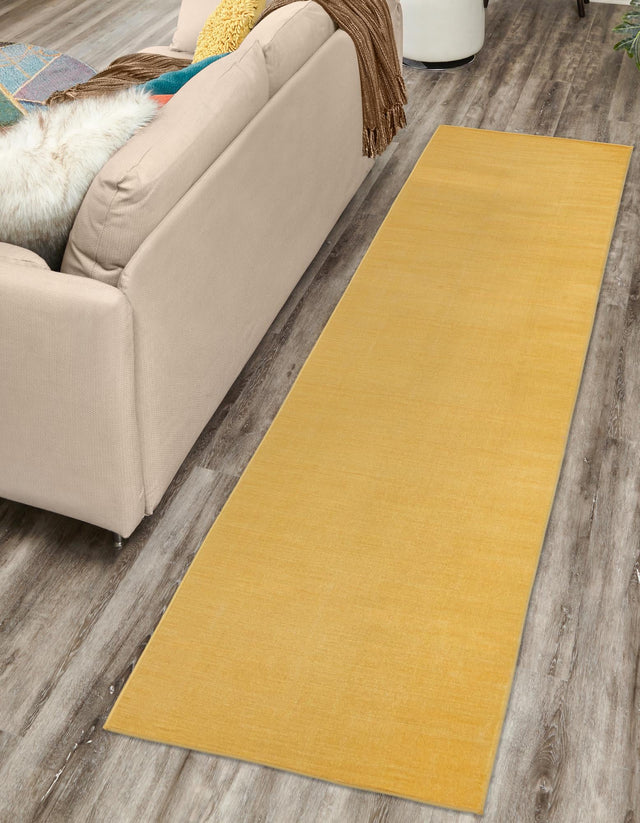 Gold 2' 9 x 9' 10 Williamsburg Runner Area Rug 100% Polypropylene With Cotton Backing Durable Easy Clean Stain Resistant Carpet for Sale at Rug Engine