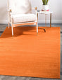Salmon 4' 1 x 6' 1 Williamsburg Rectangle Area Rug 100% Polypropylene With Cotton Backing Durable Easy Clean Stain Resistant Carpet for Sale at Rug Engine
