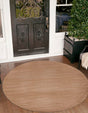 Light Brown 3' 7 x 3' 7 Williamsburg Round Area Rug 100% Polypropylene With Cotton Backing Durable Easy Clean Stain Resistant Carpet for Sale at Rug Engine