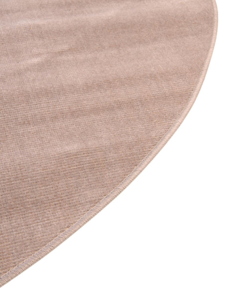 Light Brown 5' 1 x 5' 1 Williamsburg Round Area Rug 100% Polypropylene With Cotton Backing Durable Easy Clean Stain Resistant Carpet for Sale at Rug Engine