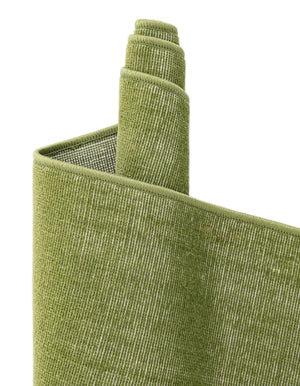 Green 4' 1 x 6' 1 Williamsburg Rectangle Area Rug 100% Polypropylene With Cotton Backing Durable Easy Clean Stain Resistant Carpet for Sale at Rug Engine