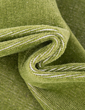 Green 8' x 8' Williamsburg Round Area Rug 100% Polypropylene With Cotton Backing Durable Easy Clean Stain Resistant Carpet for Sale at Rug Engine