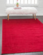 Burgundy 4' 1 x 6' 1 Williamsburg Rectangle Rug