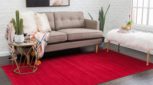 Burgundy 4' 1 x 6' 1 Williamsburg Rectangle Rug
