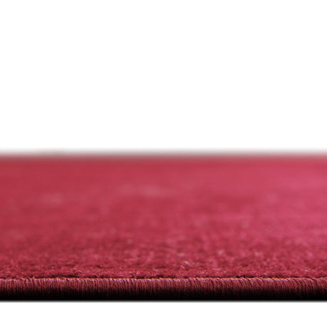 Burgundy 3' 7 x 3' 7 Williamsburg Round Area Rug 100% Polypropylene With Cotton Backing Durable Easy Clean Stain Resistant Carpet for Sale at Rug Engine