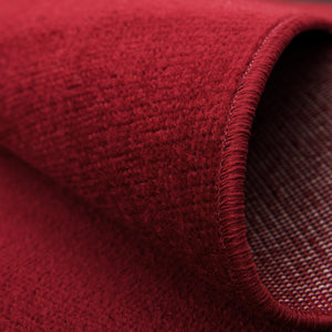 Burgundy 5' 1 x 5' 1 Williamsburg Round Area Rug 100% Polypropylene With Cotton Backing Durable Easy Clean Stain Resistant Carpet for Sale at Rug Engine