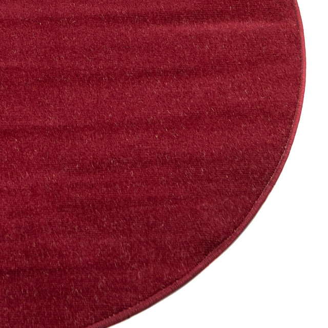 Burgundy 3' 7 x 3' 7 Williamsburg Round Area Rug 100% Polypropylene With Cotton Backing Durable Easy Clean Stain Resistant Carpet for Sale at Rug Engine