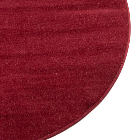 Burgundy 8' x 8' Williamsburg Round Area Rug 100% Polypropylene With Cotton Backing Durable Easy Clean Stain Resistant Carpet for Sale at Rug Engine