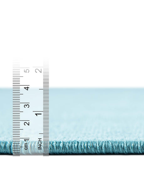 Turquoise 7' 10 x 10' Williamsburg Rectangle Area Rug 100% Polypropylene With Cotton Backing Durable Easy Clean Stain Resistant Carpet for Sale at Rug Engine