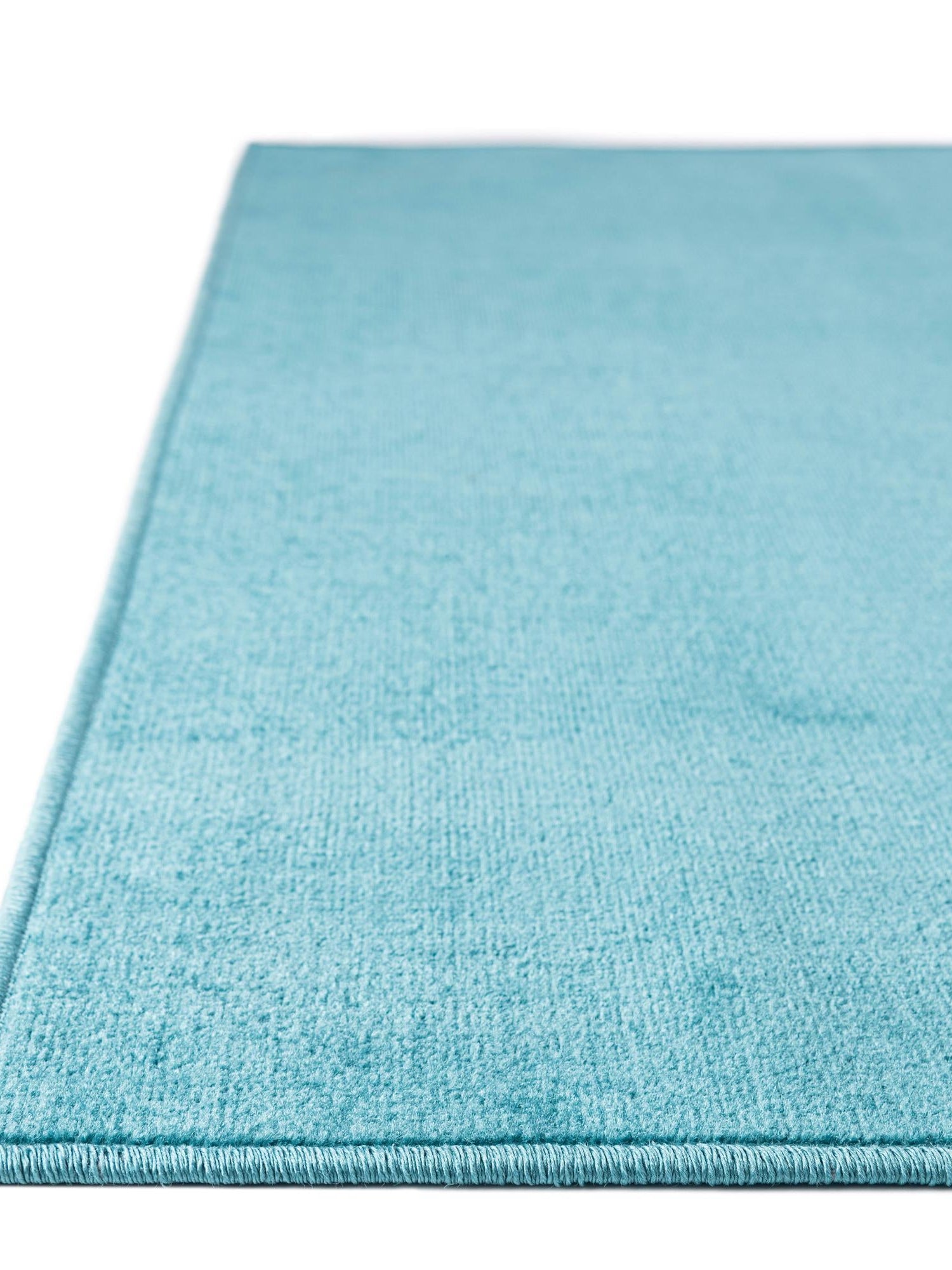 Turquoise 7' 1 x 10' Williamsburg Rectangle Area Rug 100% Polypropylene With Cotton Backing Durable Easy Clean Stain Resistant Carpet for Sale at Rug Engine