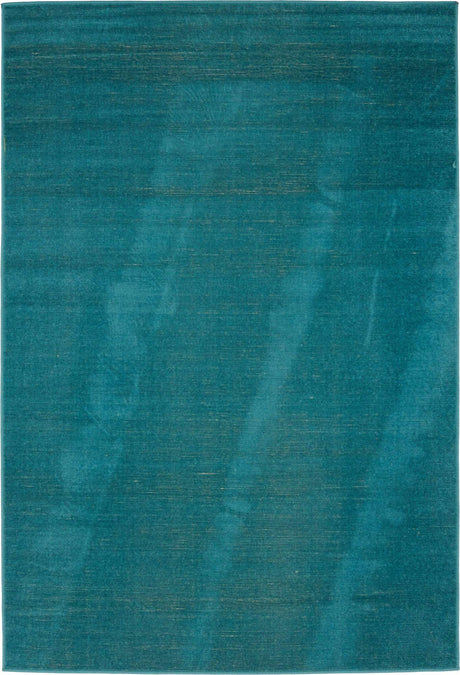 Turquoise 4' 1 x 6' 1 Williamsburg Rectangle Area Rug 100% Polypropylene With Cotton Backing Durable Easy Clean Stain Resistant Carpet for Sale at Rug Engine