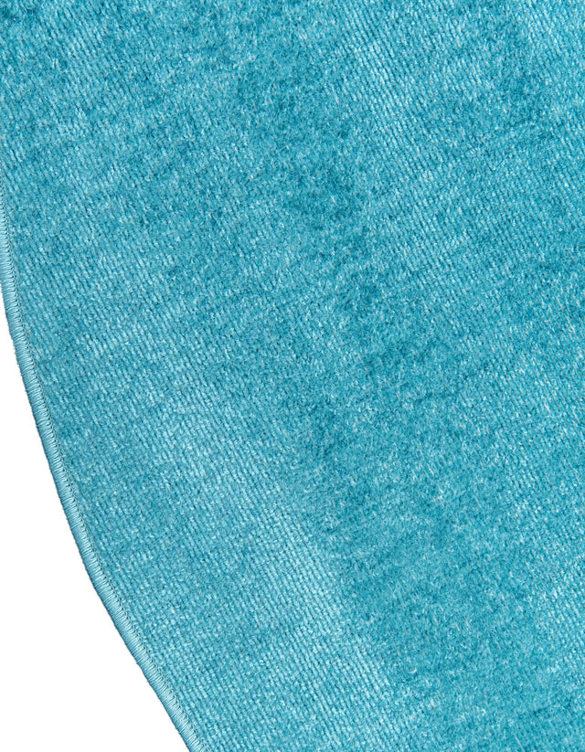Turquoise 3' 7 x 3' 7 Williamsburg Round Area Rug 100% Polypropylene With Cotton Backing Durable Easy Clean Stain Resistant Carpet for Sale at Rug Engine