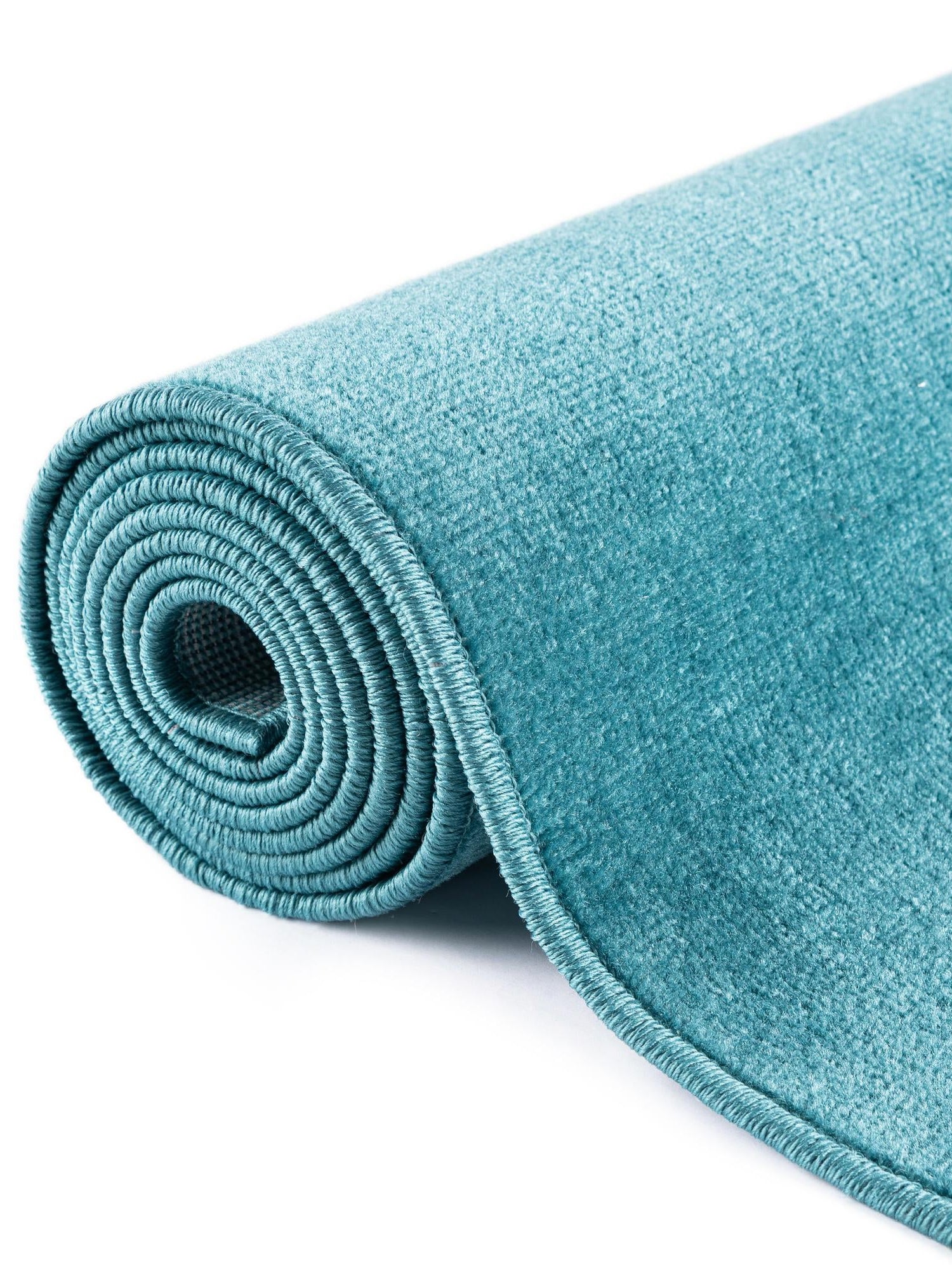 Turquoise 5' 1 x 5' 1 Williamsburg Round Area Rug 100% Polypropylene With Cotton Backing Durable Easy Clean Stain Resistant Carpet for Sale at Rug Engine