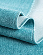 Turquoise 3' 7 x 3' 7 Williamsburg Round Area Rug 100% Polypropylene With Cotton Backing Durable Easy Clean Stain Resistant Carpet for Sale at Rug Engine