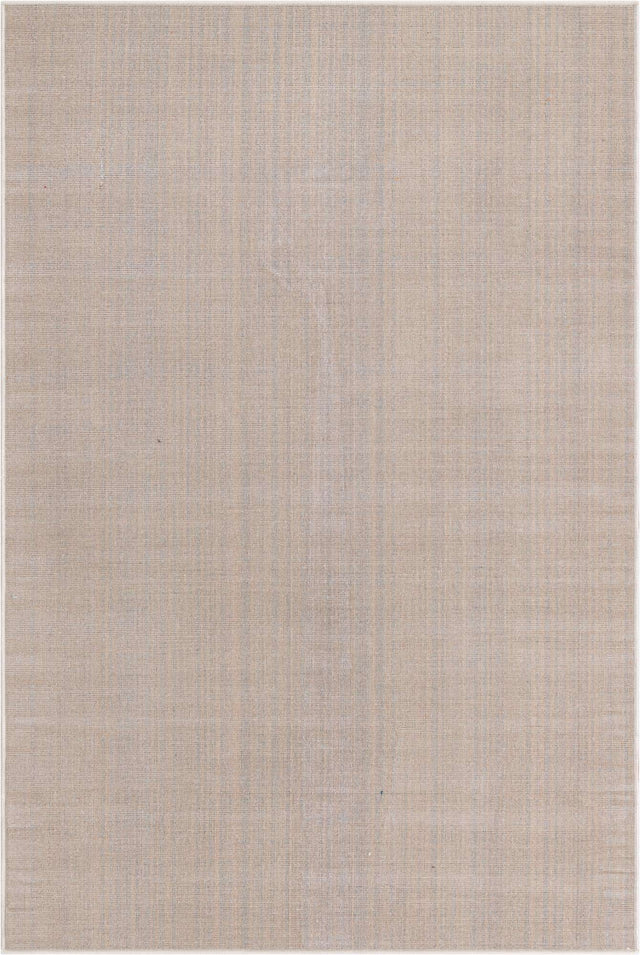 Beige 4' 1 x 6' 1 Williamsburg Rectangle Area Rug