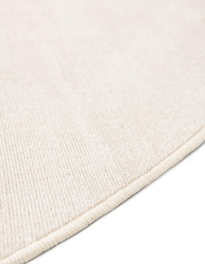 Beige 5' 3 x 5' 3 Williamsburg Round Area Rug 100% Polypropylene With Cotton Backing Durable Easy Clean Stain Resistant Carpet for Sale at Rug Engine