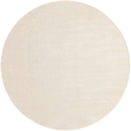 Beige 5' 3 x 5' 3 Williamsburg Round Area Rug