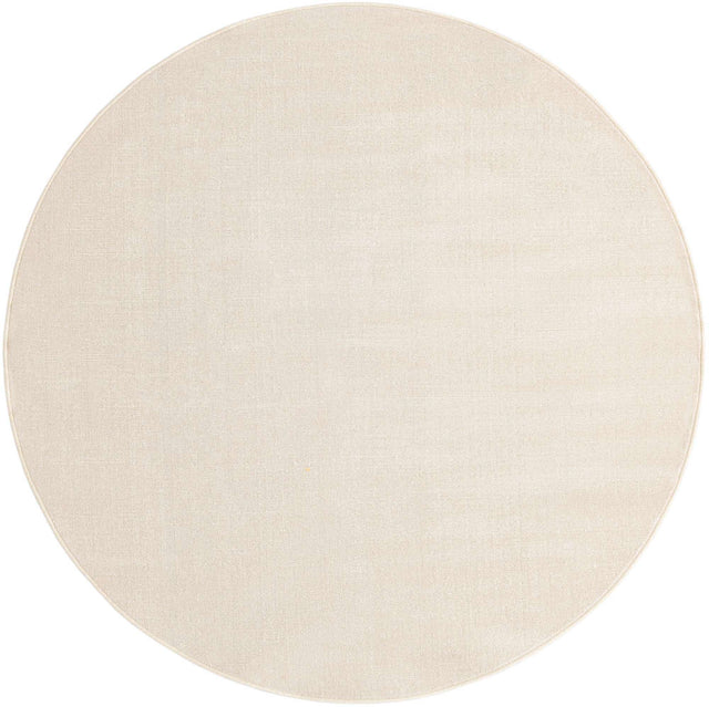 Beige 5' 3 x 5' 3 Williamsburg Round Area Rug 100% Polypropylene With Cotton Backing Durable Easy Clean Stain Resistant Carpet for Sale at Rug Engine