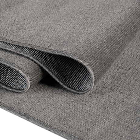Gray 4' 1 x 6' 1 Williamsburg Rectangle Area Rug 100% Polypropylene With Cotton Backing Durable Easy Clean Stain Resistant Carpet for Sale at Rug Engine