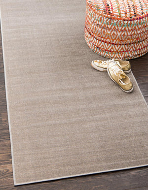 Gray 2' 9 x 9' 10 Williamsburg Runner Area Rug 100% Polypropylene With Cotton Backing Durable Easy Clean Stain Resistant Carpet for Sale at Rug Engine