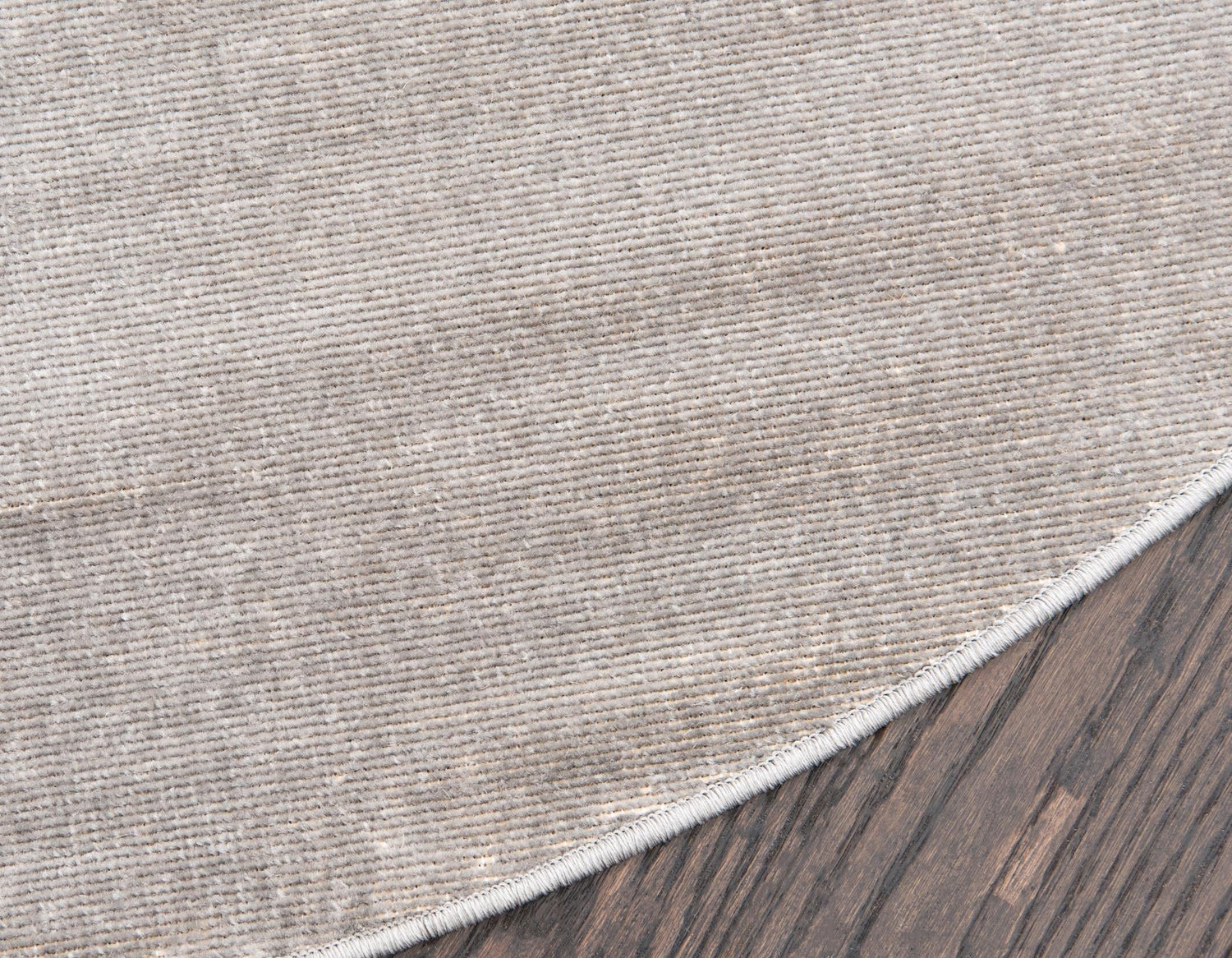 Gray 8' x 8' Williamsburg Round Area Rug 100% Polypropylene With Cotton Backing Durable Easy Clean Stain Resistant Carpet for Sale at Rug Engine