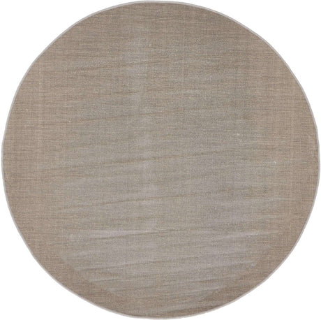 Gray 5' 3 x 5' 3 Williamsburg Round Area Rug 100% Polypropylene With Cotton Backing Durable Easy Clean Stain Resistant Carpet for Sale at Rug Engine