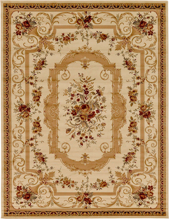 Cream 10' x 13' 1 Versailles Rectangle Area Rug