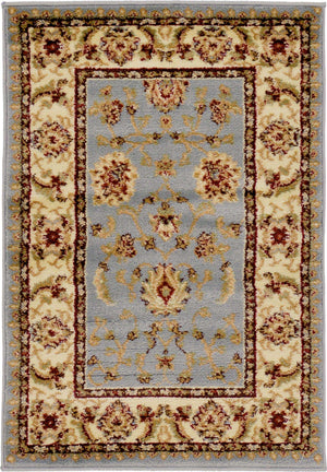 Light Blue 2' x 3' 1 Voyage Rectangle Area Rug