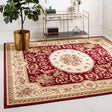 Red 4' 1 x 4' 1 Versailles Square Area Rug