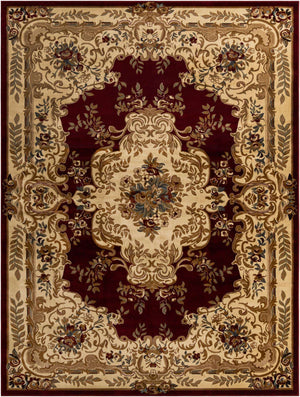 Red 10' x 13' 1 Versailles Rectangle Area Rug