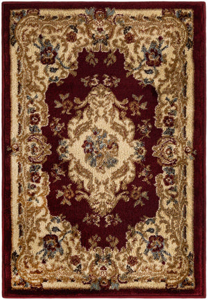 Red 2' x 3' 1 Versailles Rectangle Area Rug