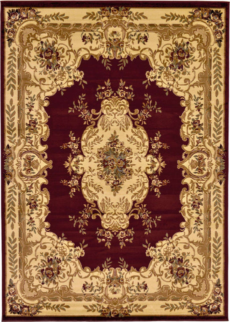 Red 7' 10 x 11' Versailles Rectangle Area Rug