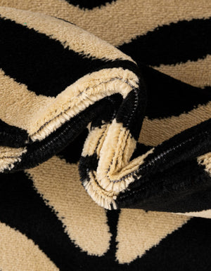 Black 10' x 13' 1 Wildlife Rectangle Area Rug Animal Print Safari Jungle Inspired Carpet for Unique Modern Interior Design for Sale at Rug Engine