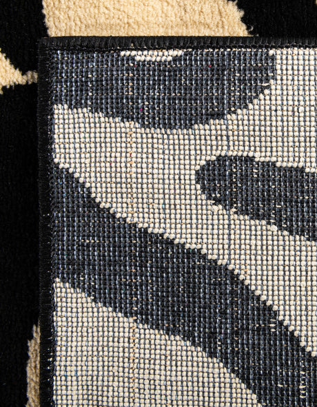Cream 2' 7 x 10' Wildlife Runner Area Rug Animal Print Safari Jungle Inspired Carpet for Unique Modern Interior Design for Sale at Rug Engine