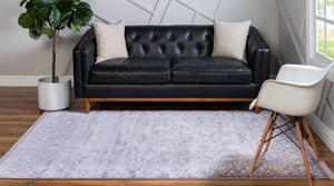 Purple 8' x 11' 4 New Classical Rectangle Area Rug 70% Polypropylene & 30% Polyester Traditional Vintage Distressed Carpet for Interior Design Home Decor for Sale at Rug Engine